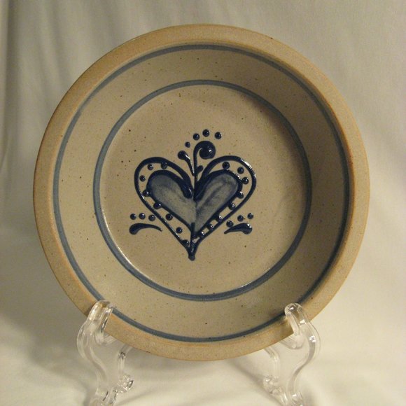 BBP BEAUMONT BROTHERS POTTERY 1991 HEART BOWL - Picture 1 of 2